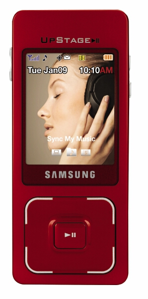 Illustration for article titled Samsung Upstage Gets Flaming Red Paint Job